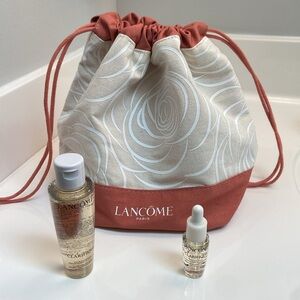 NWOT Lancôme clarifique minis and toiletry bag